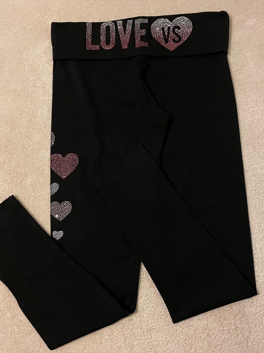 VS. PINK Y2K bling leggings-medium NWT